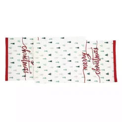 Discount Kirklands Home Merry Christmas Mini Trees Table Runner