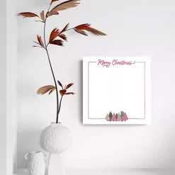 Clearance Kirklands Home Merry Christmas Pink Trees Dry Erase Board
