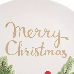Kirklands Home Merry Christmas Round Serving Platter