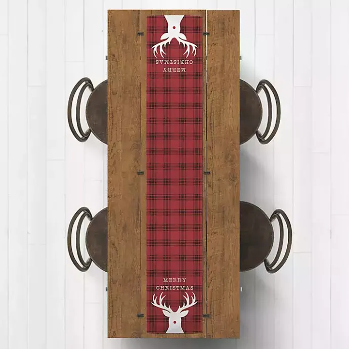 Discount Kirklands Home Merry Christmas Rudolf Table Runner