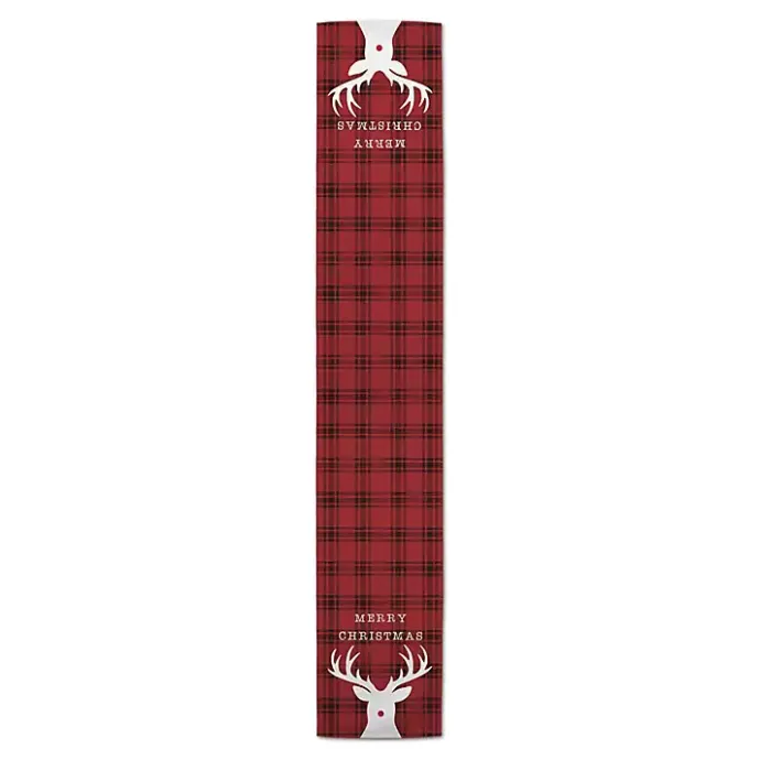 Discount Kirklands Home Merry Christmas Rudolf Table Runner