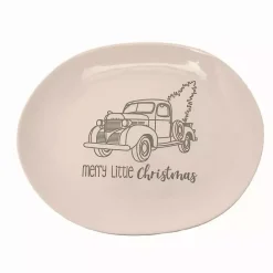 Clearance Kirklands Home Merry Little Christmas Truck Serving Platter
