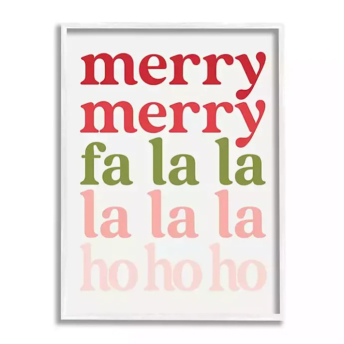 Best Kirklands Home Merry Merry Fa La La Wall Plaque