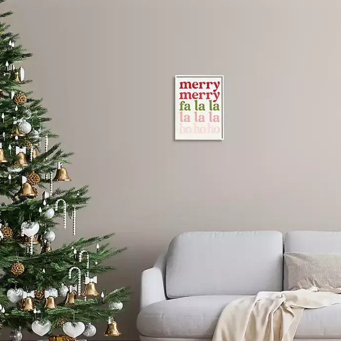 Best Kirklands Home Merry Merry Fa La La Wall Plaque