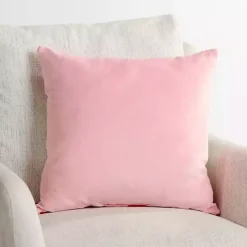 Outlet Kirklands Home Merry Pink Checkered Pillow