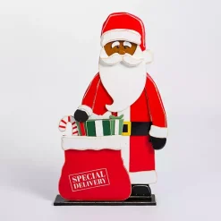Best Kirklands Home Merry Santa with Presents Porch Figurine