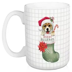 Outlet Kirklands Home Merry Woofmas Puppy Stocking Mugs, Set of 2