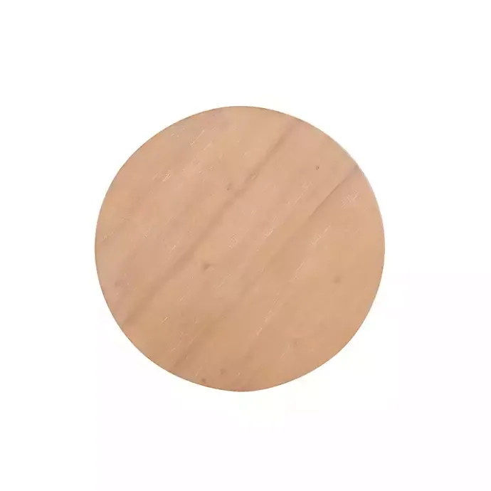 Sale Kirklands Home Merryweather Natural Wood Accent Table Tan