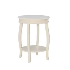 Best Kirklands Home Merryweather Off White Accent Table Ivory