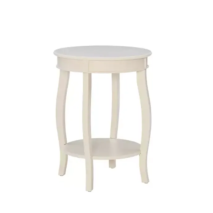 Best Kirklands Home Merryweather Off White Accent Table Ivory