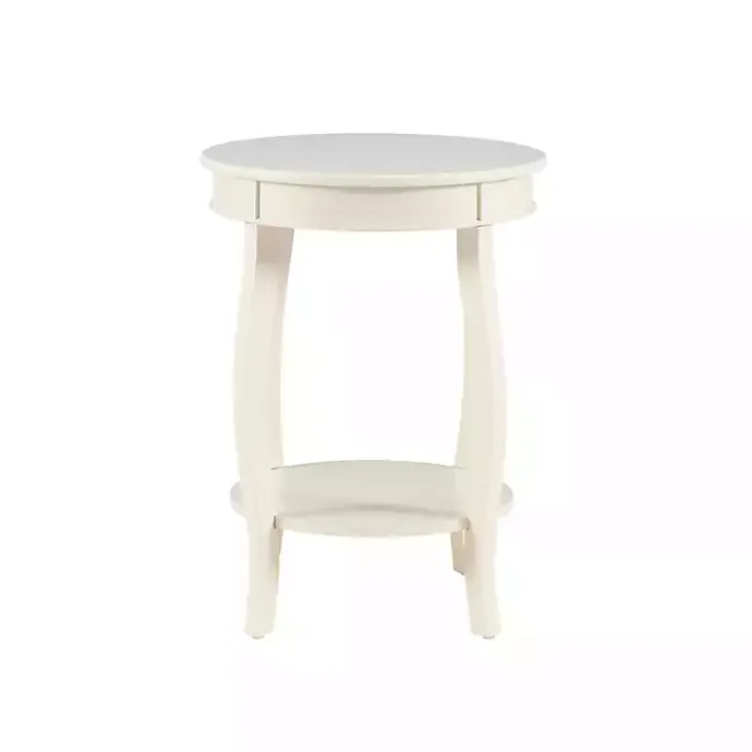 Best Kirklands Home Merryweather Off White Accent Table Ivory
