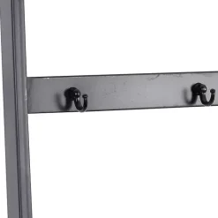 Hot Kirklands Home Metal and Fir Wood Leaning Ladder with Hooks