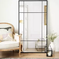 Clearance Kirklands Home Metal Paned Camden Leaner Mirror