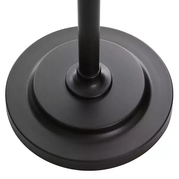 Discount Kirklands Home Metal Tiered Woven Cage Robert Floor Lamp Black