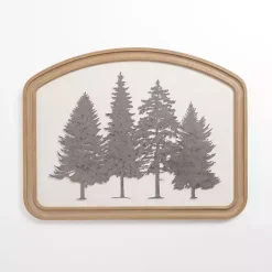 Online Kirklands Home Metal Tree Scene Framed Wall Plaque