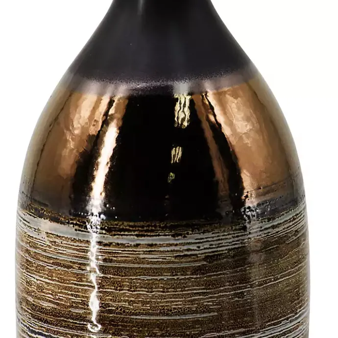 Hot Kirklands Home Metallic Bronze Bottle Neck Vase, 19 in.
