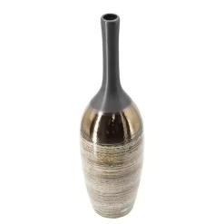 Hot Kirklands Home Metallic Bronze Bottle Neck Vase, 19 in.