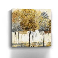 Outlet Kirklands Home Metallic Forest I Canvas Art Print, 40x40 in.