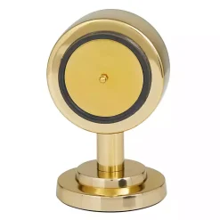 Online Kirklands Home Metallic Steel Beveled Base Tabletop Clock Gold