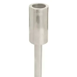 Discount Kirklands Home Metallic Loop Base Taper Candle Holders, Set of 3 Silver