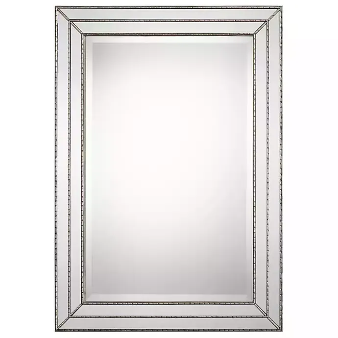 Sale Kirklands Home Metallic Grooved Texture Wall Mirror Silver