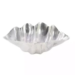 Kirklands Home Metallic Shell Bowl Silver