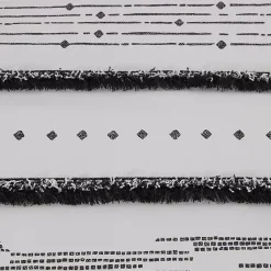 New Kirklands Home Mia White Striped 3-pc. King Comforter Set