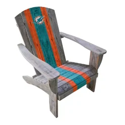 Kirklands Home Miami Dolphins Adirondack Outdoor Chair Brown