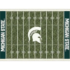 Sale Kirklands Home Michigan State Home Field Area Rug, 6x8 Green