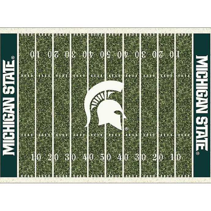 Sale Kirklands Home Michigan State Home Field Area Rug, 6x8 Green