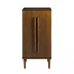 Sale Kirklands Home Mid-Century Modern Walnut Jewelry Armoire Brown