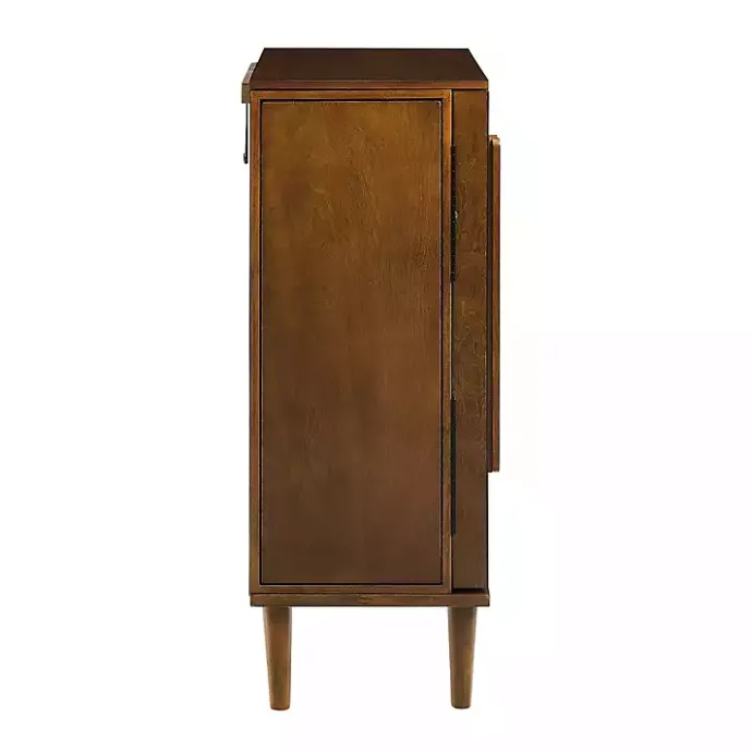 Sale Kirklands Home Mid-Century Modern Walnut Jewelry Armoire Brown