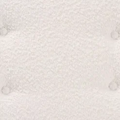 Outlet Kirklands Home Mid-Century Modern Boucle Angled Bench White