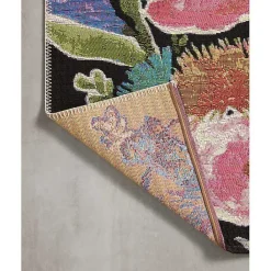 Discount Kirklands Home Midnight Garden Party Indoor/Outdoor Rug, 7x11