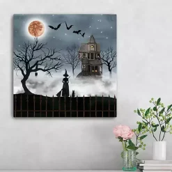 New Kirklands Home Midnight Mansion Canvas Art Print