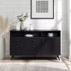 Best Kirklands Home Midnight Mid-Century Modern Sideboard