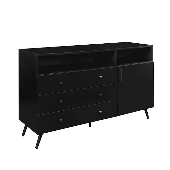 Best Kirklands Home Midnight Mid-Century Modern Sideboard