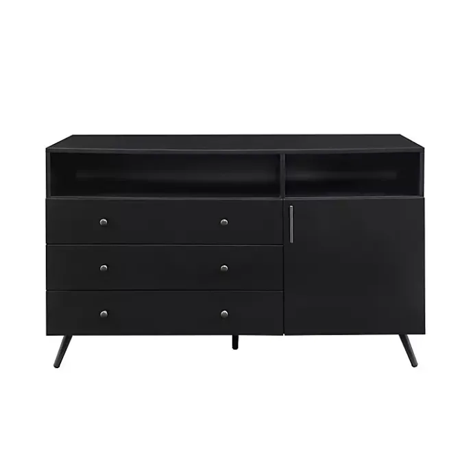 Best Kirklands Home Midnight Mid-Century Modern Sideboard