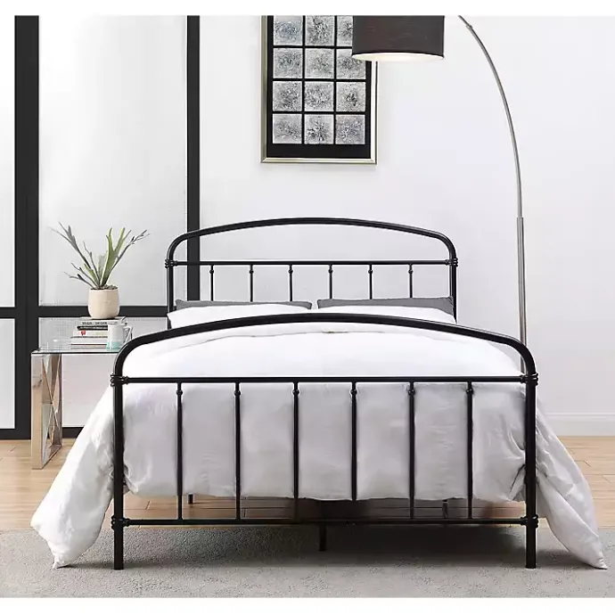 Discount Kirklands Home Midnight Vintage Arch Full Bed Frame Black