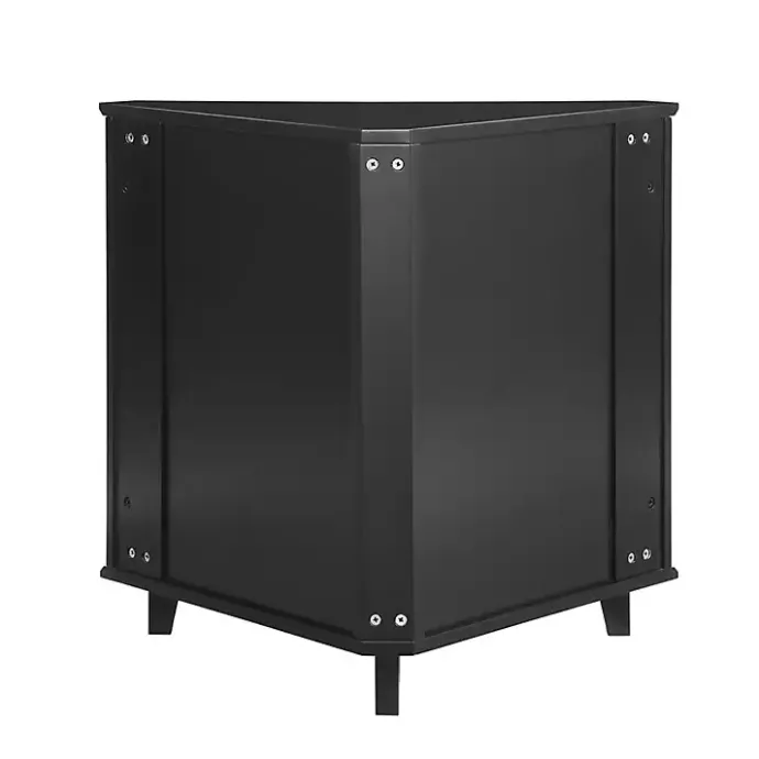 Discount Kirklands Home Mikie Corner Cabinet Black
