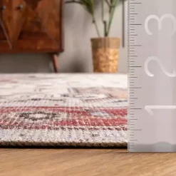 Sale Kirklands Home Miley Traditional Medallion Washable Area Rug, 4x6