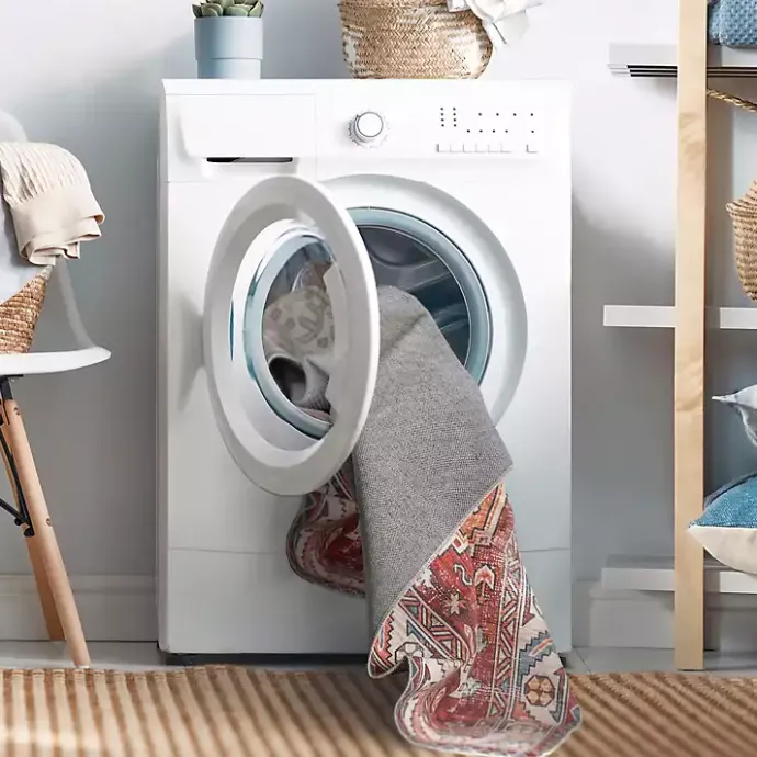 Sale Kirklands Home Miley Traditional Medallion Washable Area Rug, 4x6