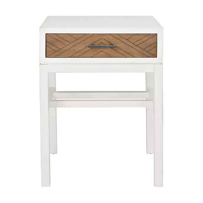 Best Kirklands Home Milo Honey Herringbone Accent Table