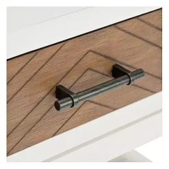 Best Kirklands Home Milo Honey Herringbone Accent Table