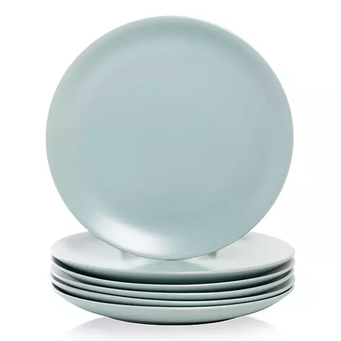 Hot Kirklands Home Mineral Classic Coupe Dinner Plates, Set of 6 Blue