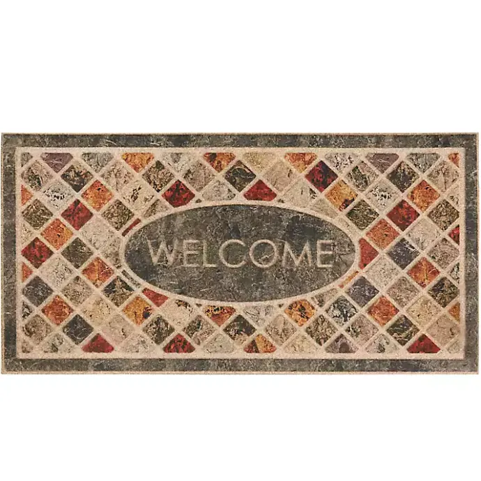 Outlet Kirklands Home Mineral Stone Ornamental Entry Doormat
