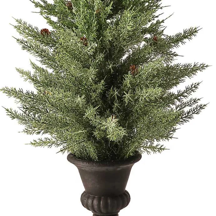 Outlet Kirklands Home Mini Spruce Tree in Urn Planter