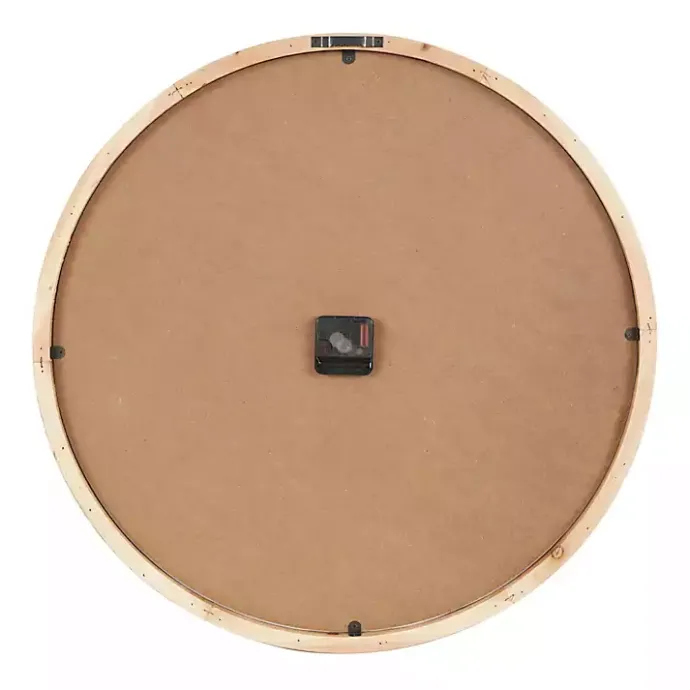 Kirklands Home Minimalist Wood Frame Wall Clock