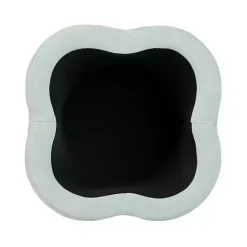 Clearance Kirklands Home Mint Chenille Flower Storage Ottoman Green