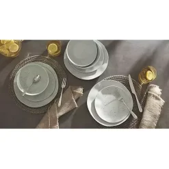 Sale Kirklands Home Mint Terrazzo 12-pc. Melamine Dinnerware Set Green